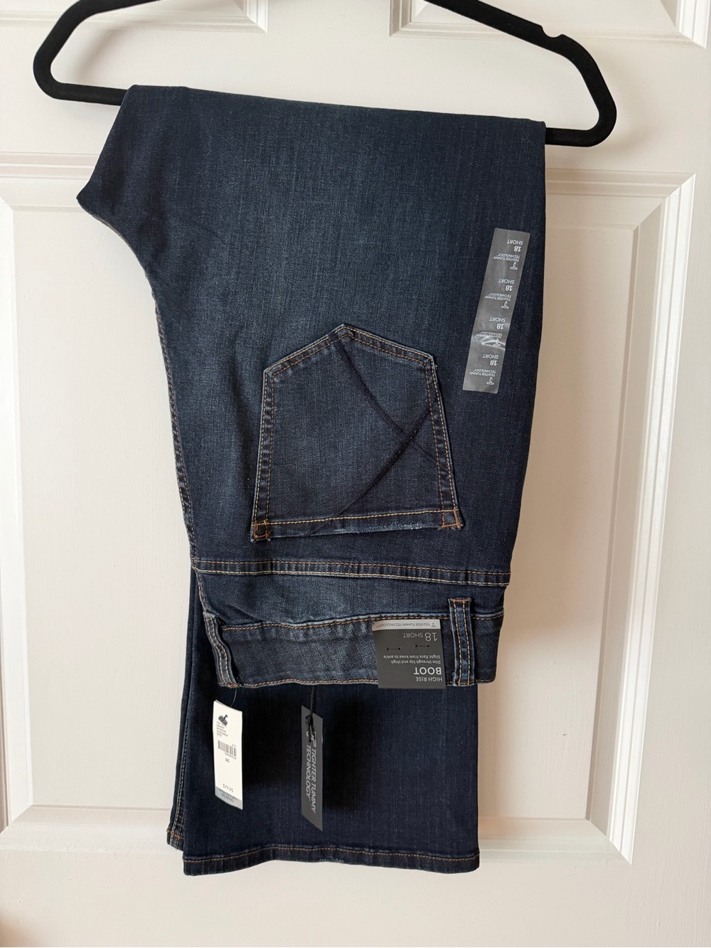 Woman’s Dark Indigo Boot Cut Jeans - Classic Dark Blue